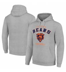 Men's Chicago Bears Heather Gray Pullover Hoodie