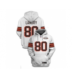Men's Cleveland Browns 1946 75th Anniversary Gray Pullover Football Hoodie
