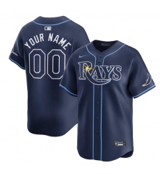 Men's Tampa Bay Rays Active Player Custom Navy Away Limited Stitched Baseball Jersey