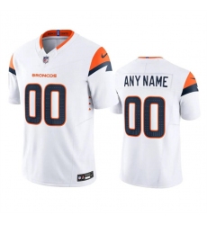 Youth Denver Broncos Active Player Custom White 2024 F.U.S.E. Vapor Limited Football Stitched Jersey