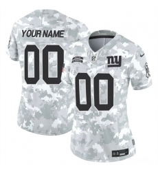 Women's New York Giants Active Player Custom 2024 F.U.S.E Arctic Camo Salute To Service Limited Stitched Football Jersey(Run Small)