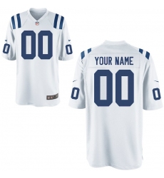 Nike Men's Indianapolis Colts Customized Game White Jersey