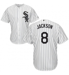 Men's Majestic Chicago White Sox #8 Bo Jackson White Home Flex Base Authentic Collection MLB Jersey