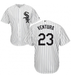Youth Majestic Chicago White Sox #23 Robin Ventura Authentic White Home Cool Base MLB Jersey
