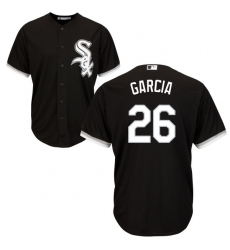 Men's Majestic Chicago White Sox #26 Avisail Garcia Replica Black Alternate Home Cool Base MLB Jersey