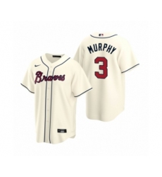 Youth Atlanta Braves #3 Dale Murphy Nike Cream 2020 Replica Alternate Jersey