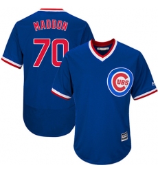 Men's Majestic Chicago Cubs #70 Joe Maddon Replica Royal Blue Cooperstown Cool Base MLB Jersey