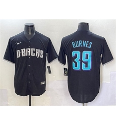 Men's Arizona Diamondbacks #39 Corbin Burnes Black Stitched Baseball Jersey