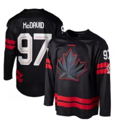 Men's Connor McDavid #97 Black Hockey Canada 2026 Replica Jersey