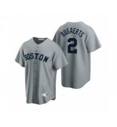 Women's Boston Red Sox #2 Xander Bogaerts Nike Gray Cooperstown Collection Road Jersey
