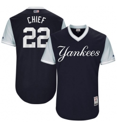 Men's Majestic New York Yankees #22 Jacoby Ellsbury 