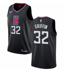 Men's Nike Los Angeles Clippers #32 Blake Griffin Authentic Black Alternate NBA Jersey Statement Edition