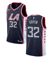 Men's Nike Los Angeles Clippers #32 Blake Griffin Swingman Navy Blue NBA Jersey - City Edition