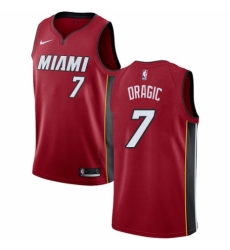 Women's Nike Miami Heat #7 Goran Dragic Authentic Red NBA Jersey Statement Edition