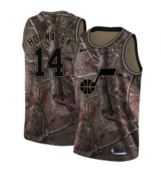 Women's Nike Utah Jazz #14 Jeff Hornacek Swingman Camo Realtree Collection NBA Jersey