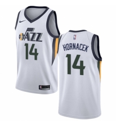 Women's Nike Utah Jazz #14 Jeff Hornacek Swingman NBA Jersey - Association Edition