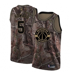 Men's Nike Washington Wizards #5 Juwan Howard Swingman Camo Realtree Collection NBA Jersey