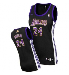 Women's Adidas Los Angeles Lakers #24 Kobe Bryant Swingman Black/Purple No. NBA Jersey