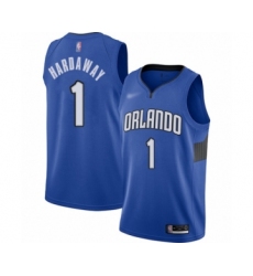 Women's Orlando Magic #1 Penny Hardaway Swingman Blue Finished Basketball Jersey - Statement Edition