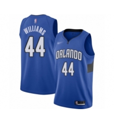 Men's Orlando Magic #44 Jason Williams Authentic Blue Finished Basketball Jersey - Statement Edition