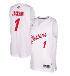 Men's Adidas Detroit Pistons #3 Ben Wallace Authentic White Throwback NBA Jersey