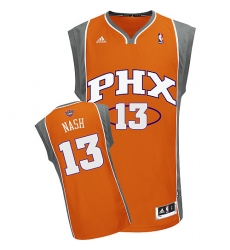 Men's Adidas Phoenix Suns #13 Steve Nash Authentic Orange NBA Jersey