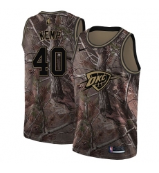 Youth Nike Oklahoma City Thunder #40 Shawn Kemp Swingman Camo Realtree Collection NBA Jersey