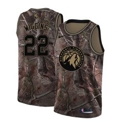 Women's Nike Minnesota Timberwolves #22 Andrew Wiggins Swingman Camo Realtree Collection NBA Jersey