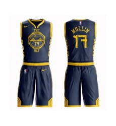 Women's Nike Golden State Warriors #17 Chris Mullin Swingman Navy Blue NBA Suit Jersey - City Edition