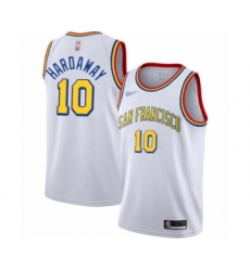 Women's Golden State Warriors #10 Tim Hardaway Swingman White Hardwood Classics Basketball Jersey - San Francisco Classic Edition