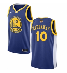 Youth Nike Golden State Warriors #10 Tim Hardaway Swingman Royal Blue Road 2018 NBA Finals Bound NBA Jersey - Icon Edition