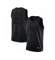 Men's Golden State Warriors #23 Mitch Richmond Swingman Black MVP Basketball Jersey