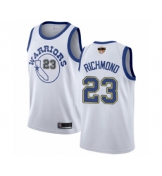 Women's Golden State Warriors #23 Mitch Richmond Swingman White Hardwood Classics 2019 Basketball Finals Bound Basketball Jersey