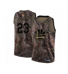 Men's Golden State Warriors #23 Draymond Green Swingman Camo Realtree Collection Basketball 2019 Basketball Finals Bound Jersey