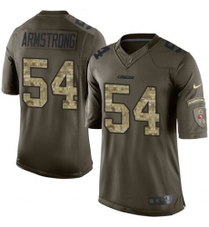 Youth Nike San Francisco 49ers #54 Ray-Ray Armstrong Elite Green Salute to Service NFL Jersey