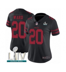 Women's San Francisco 49ers #20 Jimmie Ward Black Vapor Untouchable Limited Player Super Bowl LIV Bound Football Jersey