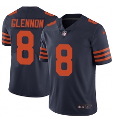 Youth Nike Chicago Bears #8 Mike Glennon Navy Blue Alternate Vapor Untouchable Limited Player NFL Jersey