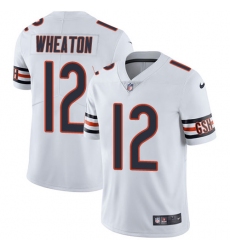 Youth Nike Chicago Bears #12 Markus Wheaton White Vapor Untouchable Limited Player NFL Jersey
