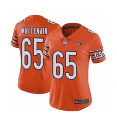 Women's Chicago Bears #65 Cody Whitehair Orange Alternate 100th Season Limited Football Jersey