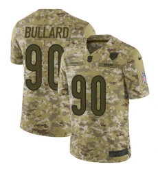 Men's Nike Chicago Bears #90 Jonathan Bullard Limited Camo 2018 Salute to Service NFL Jersey