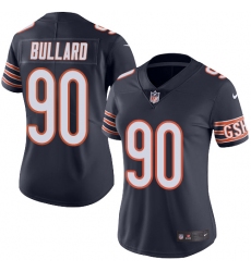 Women's Nike Chicago Bears #90 Jonathan Bullard Navy Blue Team Color Vapor Untouchable Limited Player NFL Jersey