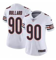 Women's Nike Chicago Bears #90 Jonathan Bullard White Vapor Untouchable Limited Player NFL Jersey