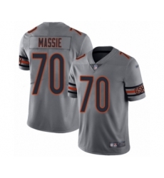 Women's Chicago Bears #70 Bobby Massie Limited Silver Inverted Legend Football Jersey
