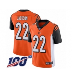 Men's Cincinnati Bengals #22 William Jackson Orange Alternate Vapor Untouchable Limited Player 100th Season Football Jersey