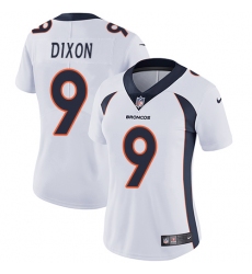 Women's Nike Denver Broncos #9 Riley Dixon White Vapor Untouchable Limited Player NFL Jersey