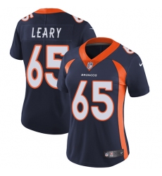 Women's Nike Denver Broncos #65 Ronald Leary Orange Team Color Vapor Untouchable Limited Player NFL Jersey