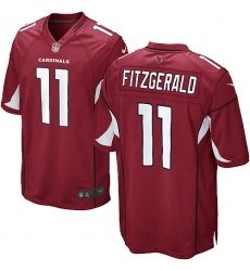 Youth Nike Arizona Cardinals #11 Larry Fitzgerald Game Red Team Color NFL Jersey