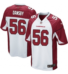 Men's Nike Arizona Cardinals #56 Karlos Dansby Game White NFL Jersey