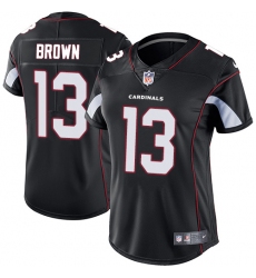 Women's Nike Arizona Cardinals #13 Jaron Brown Black Alternate Vapor Untouchable Limited Player NFL Jersey