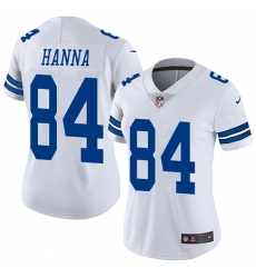 Women's Nike Dallas Cowboys #84 James Hanna White Vapor Untouchable Limited Player NFL Jersey